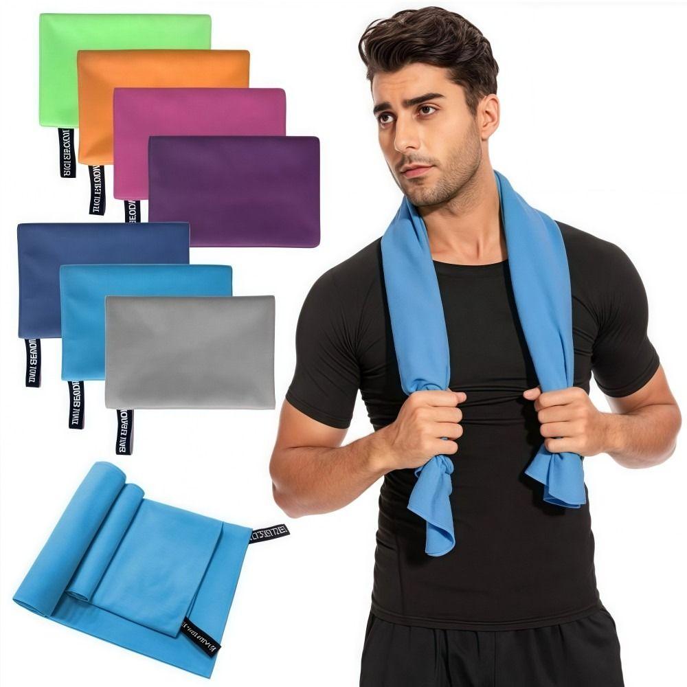 Microfiber Sweat-absorbing Towels Compact 76×152CM Fitness Towel Quick-drying Portable Running Towel Sports, Swimming, Etc