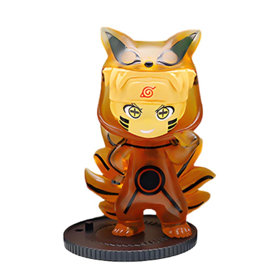 1-9 Peças Naruto Caixa Surpresa Figuras Modelo Ornamento Anime Uchiha Sasuke Sakura Cosplay Figura de Ação Modelo Brinquedos Decorações Presentes