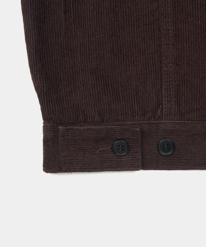 Excontainer Corduroy Trucker Jacket (Brown)