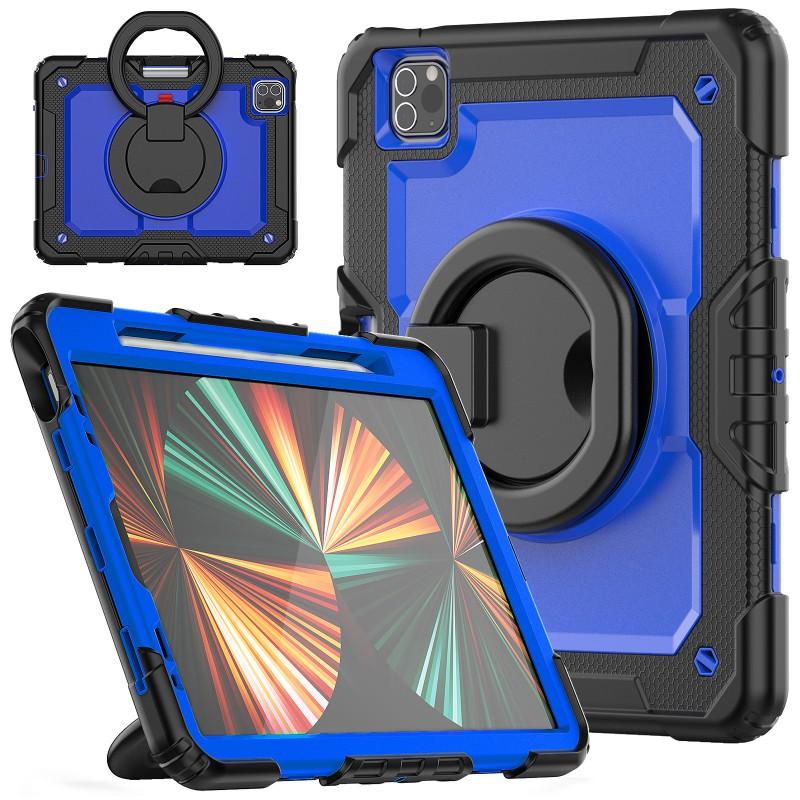 Rotating Handle Case IPad Air 5 With Stand Shockproof Silicone PC Cover 10.2/10.9 Inch Tablets