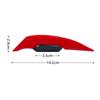 Fixed Wing Spoiler for Motorcycle Outstanding Texture Wing for Bike Universal Motorcycle Winglet Spoilers for Electric Bikes