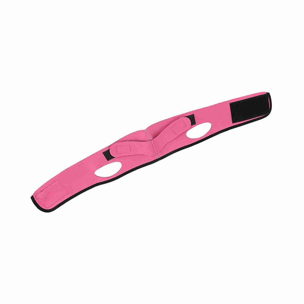 Facial Slimming Mask Slimming Bandages Facial Double Chin Care Weight Loss Face Belts Rose Red