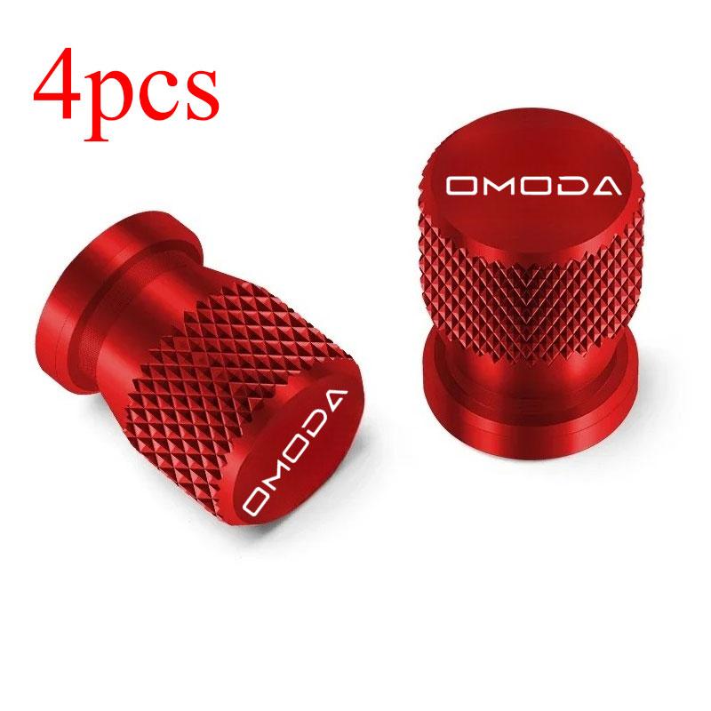 4 Stück Für Chery Omoda 5 FX 2022-2026 Auto Rad Reifen Ventilkappen Reifenventil-Abdeckungen Staubdicht Wasserdicht Auto Dekoration Staubdicht Wasserdicht