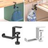 Metal Earphone Holder Under Desk Headphone Stand Headset Hanger with Adjustable Clamp Aluminum Hook