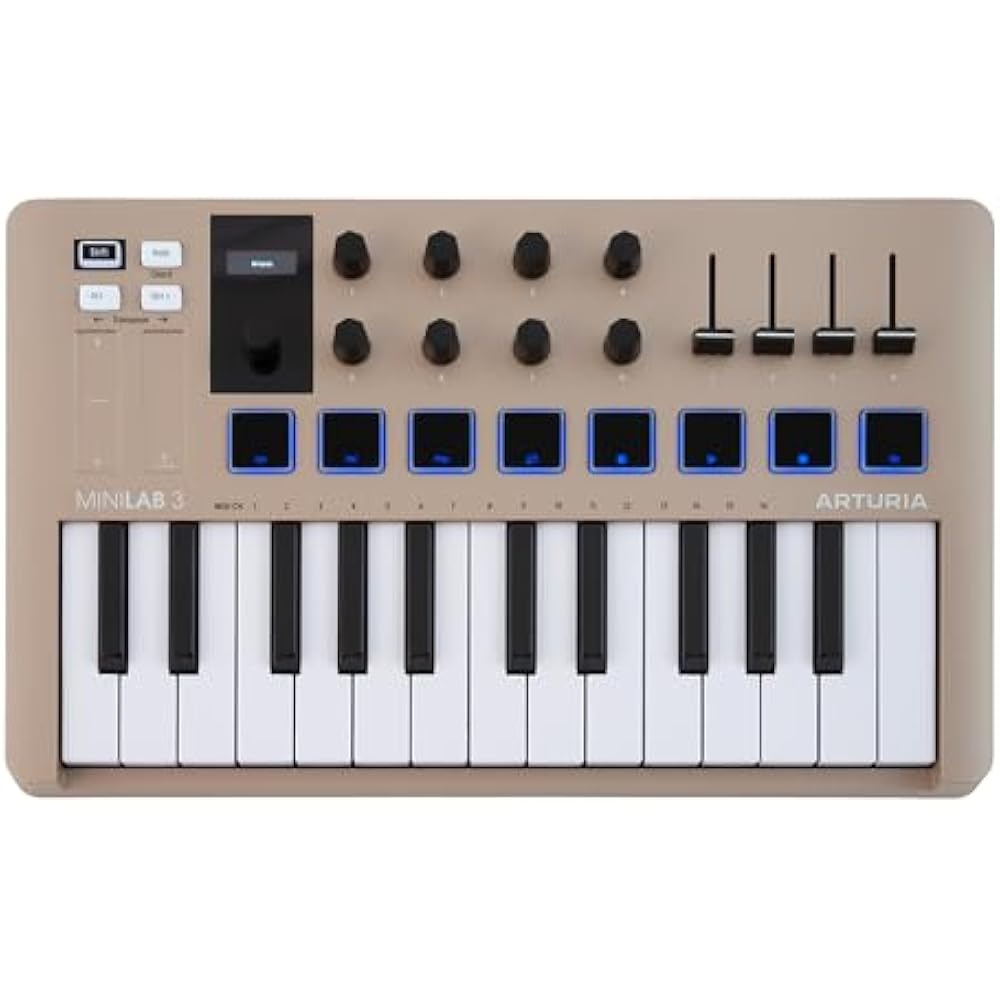 MIDI-клавиатура Arturia MiniLab 3 Limited Edition Цвет Шампанское