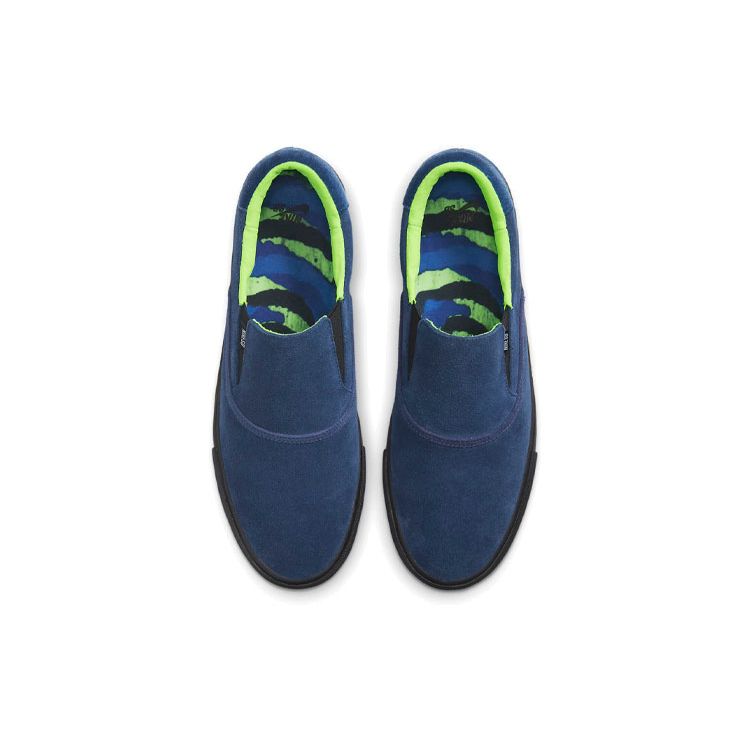 Nike Leo Baker x Zoom Verona Slip SB Modrá Void Pánské Tenisky Elektricky-Zelená Černá DC4231-400