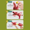 Dinosaur Shooting Toys , Movable Target Shooting Games For 4 5 6 7 8 Years Old With Foam Balls, LED Score Record, Spray Effect