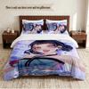 zoey Personalized Custom Name 3‑Piece Bedding Set Soft Duvet Cover Set For Bedroom Home Decor
