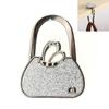 Bag Shape Design Folding Handbag Purse Bag Cloth Hanger Durable Table Hook Racks