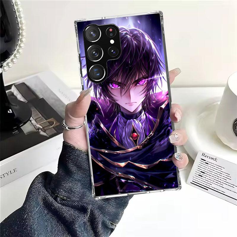 Code Geass Anime Soft Phone Case For Samsung Galaxy S22 S23 S24 S25 Edge S26 Ultra S20 FE S21 Plus + Fundas Coque Galaxy S20 S21