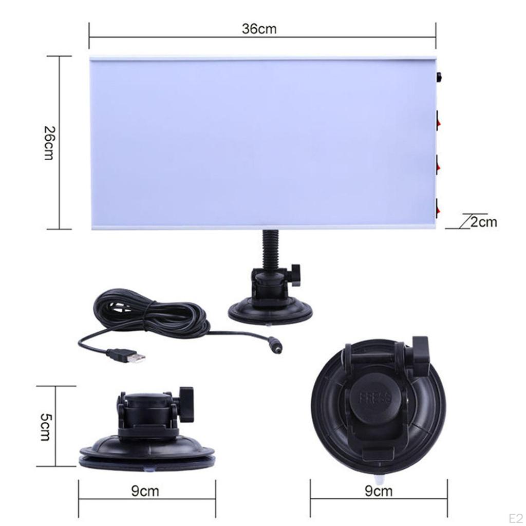 Paintless Car Body Dent Removal LED Checking Light Board Lightweight Repair Tool for
