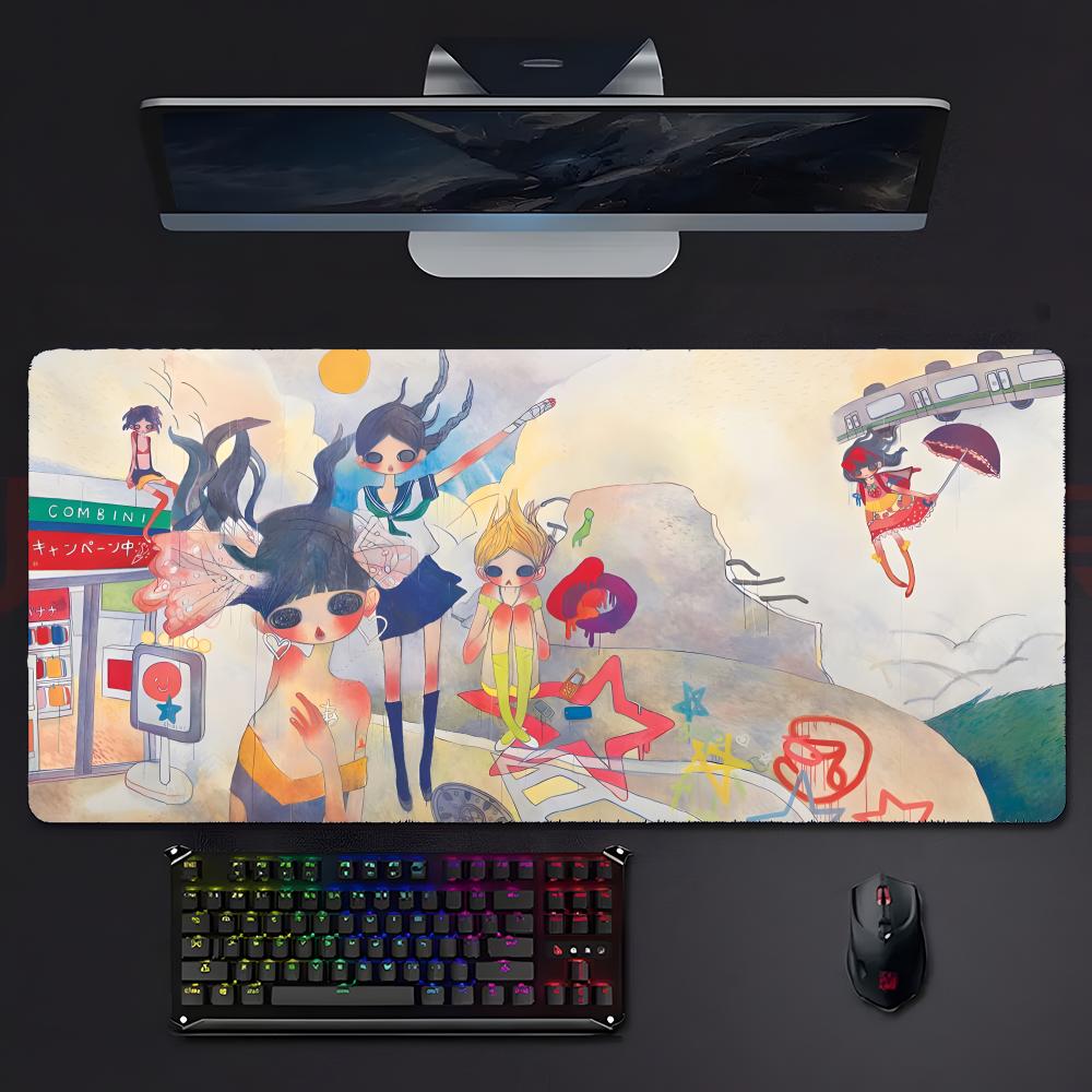 Beautiful Abstract Art Aaya Takano Mouse Pad Mousepad Large Gaming Lockedge Thickened Pc Table Desk Mat