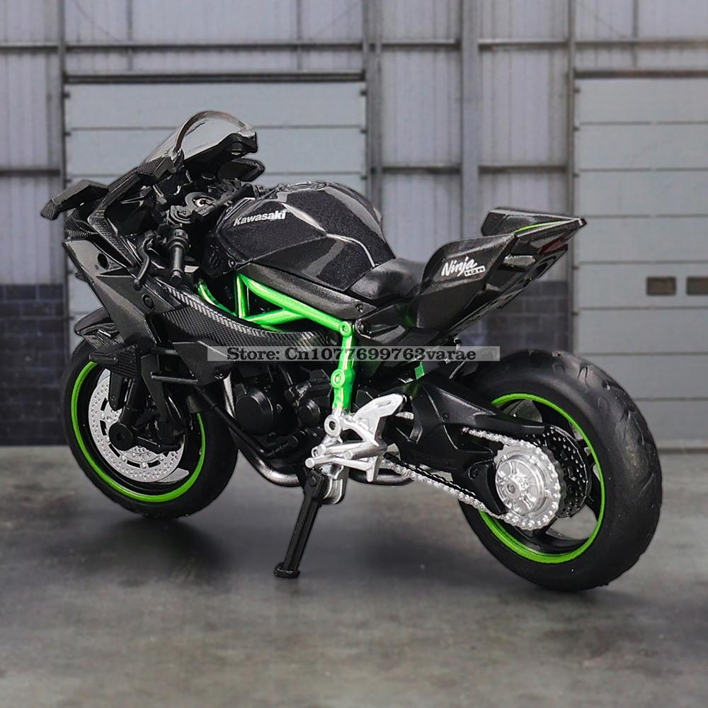 MSZ 1:18 Kawasaki Ninja H2R  GSX-R1000 YAMAHA YZF-R1 Classic Motorcycle Static Model Alloy Die Casting Car Toy Gifts