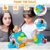 Houten hamer speelgoed voor kinderen, 4-in-1 Montessori educatief speelgoed klopbank met ballen voor babyjongens en meisjes - Object Permanence Box van 1-4 jaar