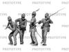 ICM American Civil War Union Infantry 2 Plastic Model 35023 Molded Color 1/35