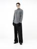 Chaenseseunoi Fleece Wool Half Turtleneck - Charcoal /M244Tp03Ch