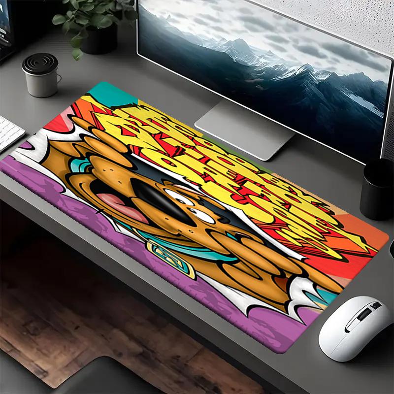 Scooby-Doo Theme Mouse Pad, Non Slip Rubber Base, Multifunctional Office & Home Decor, Perfect for Workspace Personalization.