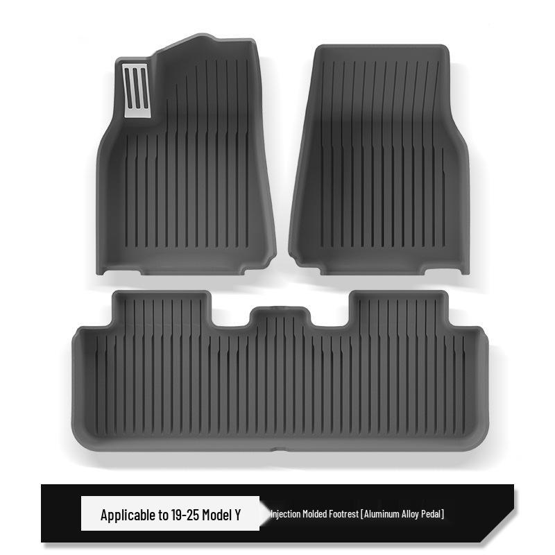 2019-2025 Tesla Model Y Dirt-Resistant TPE Floor Mats
