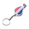 Football Match National Flag Nail Clippers, Stainless Steel Fingernail Cutter with Key Ring, 3-in-1 Bottle Opener Keychain, Soccer Fans
