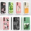 For Samsung Galaxy A57 A37 A27 5G Case Romantic Butterfly Pattern Soft Liquid Silicone Camera Coverage High Quality Phone Shell
