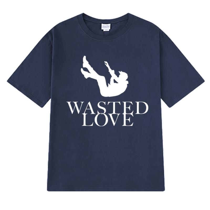 Austria Eurovision Song Contest 2025 JJ T Shirt Unisex Wasted Love Printed Short Sleeve T-shirts Men Women 100% Cotton Clothing