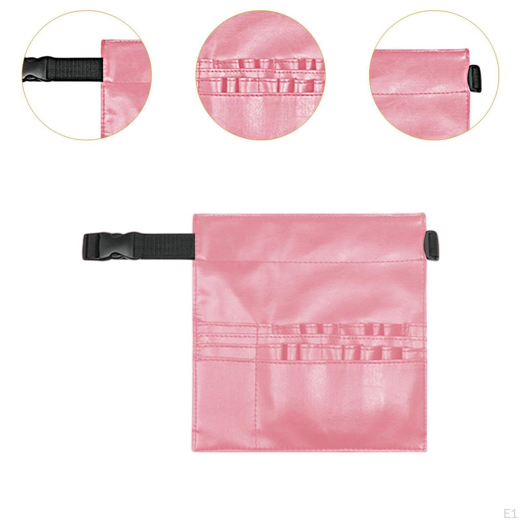 Haircut Tools Scissors Storage Bag Barber Waist Pouch PU Leather Multifunctional Holder Salon