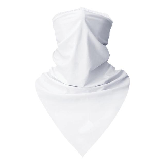 Cycling Face Outdoor Sports Women Men Headband Faceshield Mask Neck Triangle Ice Silk Cool Scarf