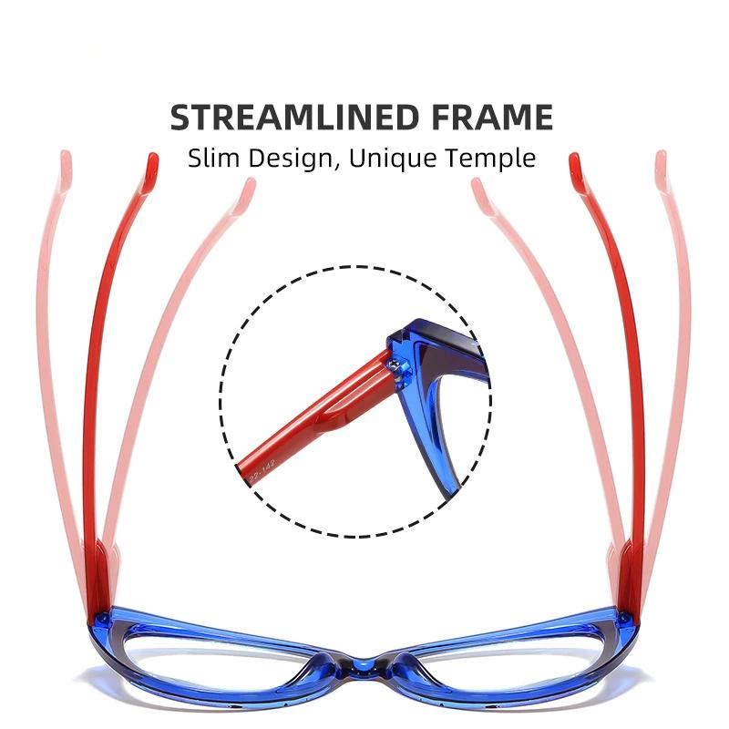 Unisex Stylish Outdoor Light-sensitive Presbyopic Eyeglasses Cat Eye Far Sight Glasses Progressive Multi-focal Reading Eyewear