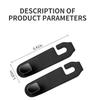 Universal Car Headrest Hook Premium Leather Rear Seat Hanging Hook 20KG Large Load-Bearing Hook Car Hanger Car Storage Hook