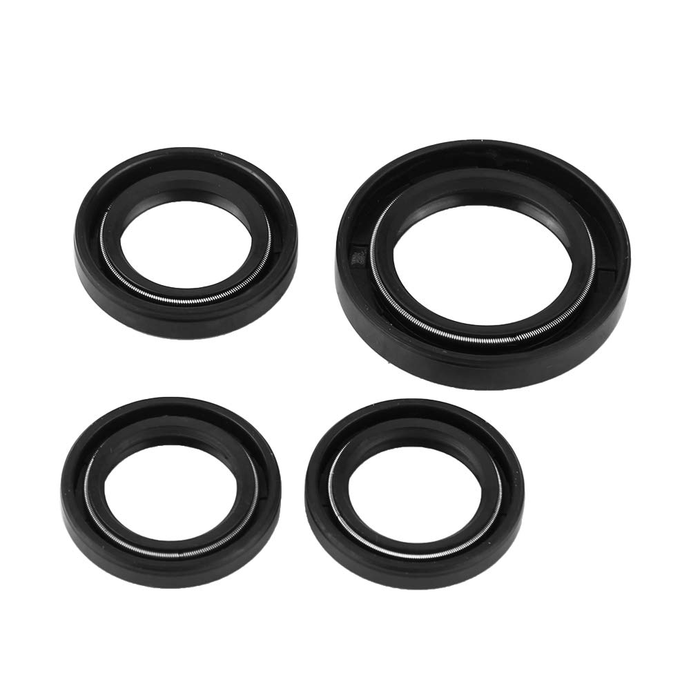 Elerose Original Equipment Seal, 4 Pcs Engine Crankshaft Gear Crankcase Seal