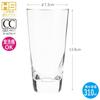 Toyo Sasaki Glass New Conical Tumbler Set of Made in Dishwasher Glass Juice Beer Highball Shochu Sour Commercial Glasses, 310ml, 6, Japan, Safe,