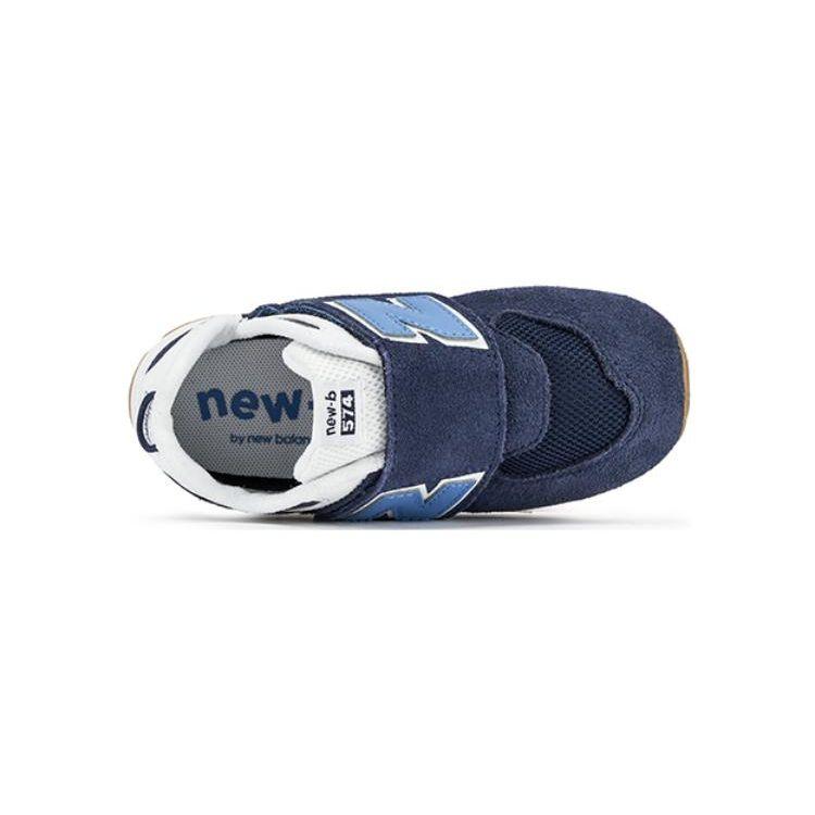 New Balance Nb 574 Series Versatile Comfortable Anti-Kick Wear-Resistant Low-Top Walking Shoes Baby sneaker Navy NW574CU1