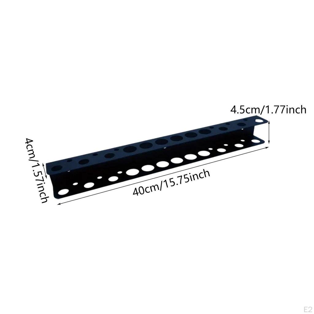 Screwdriver Organizer Hand Tool Stand Heavy Duty Accessory Wear Resistant Metal Storage Rack