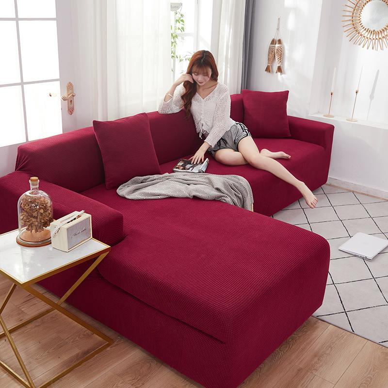 Anti-Scratching Stretch Sofa Cover Cover Simple Modern Sofa Cushion Four Seasons Universal Ins All-Inclusive Universal Cover Cloth