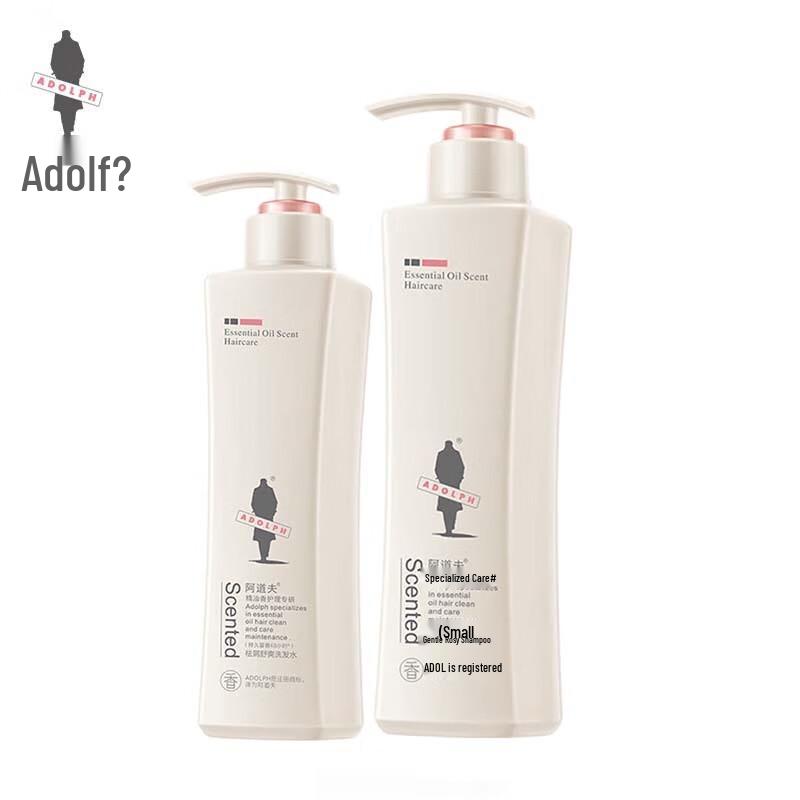 Adolph Fragrance Essential Oil Shampoo Set (Dandruff Relief & Silky)