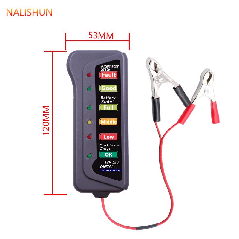 Electric Vehicle Battery Capacity Tester 12V-24V Discharge Meter