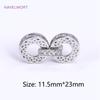 18K Gold Plated Pearl Clasp Connector,Clasps For Jewelry,Brass Fasteners Lock Clasp Accessories DIY Jewelry Making Supplies