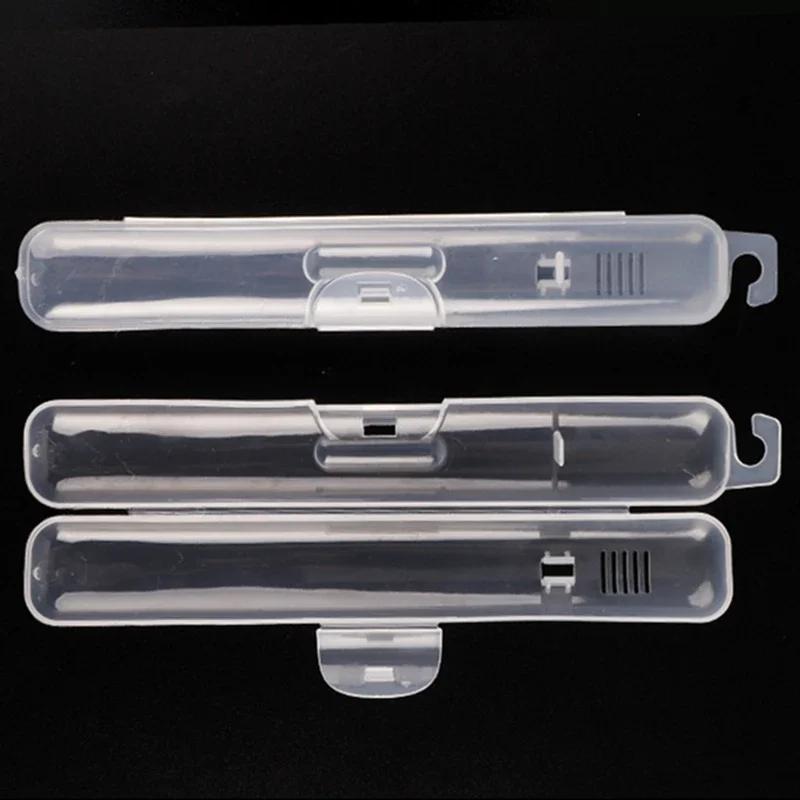 1Pc Travel Portable Toothbrush Holder Transparent Storage Box Case Practical Container Toothbrush Box Organizer Bathroom Tools