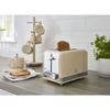 Retro Set Petit-Déjeuner Bouilloire 1,8L Sans fil, Grille-Pain 2 Larges Tranches SWAN STP7050CNEU 850W Crème 57942