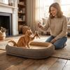 Comfortable Runway Shape Pet Bed Soft Warm Puppy Nest Four-Season Dog Sleeping Pad  Winter Season