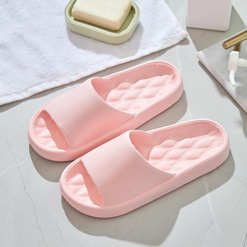 Pantoufles Antidérapantes, Pantoufles d'Intérieur Légères d'Été pour Femmes, Pantoufles de Salle de Bain d'Intérieur pour Hommes et Couples