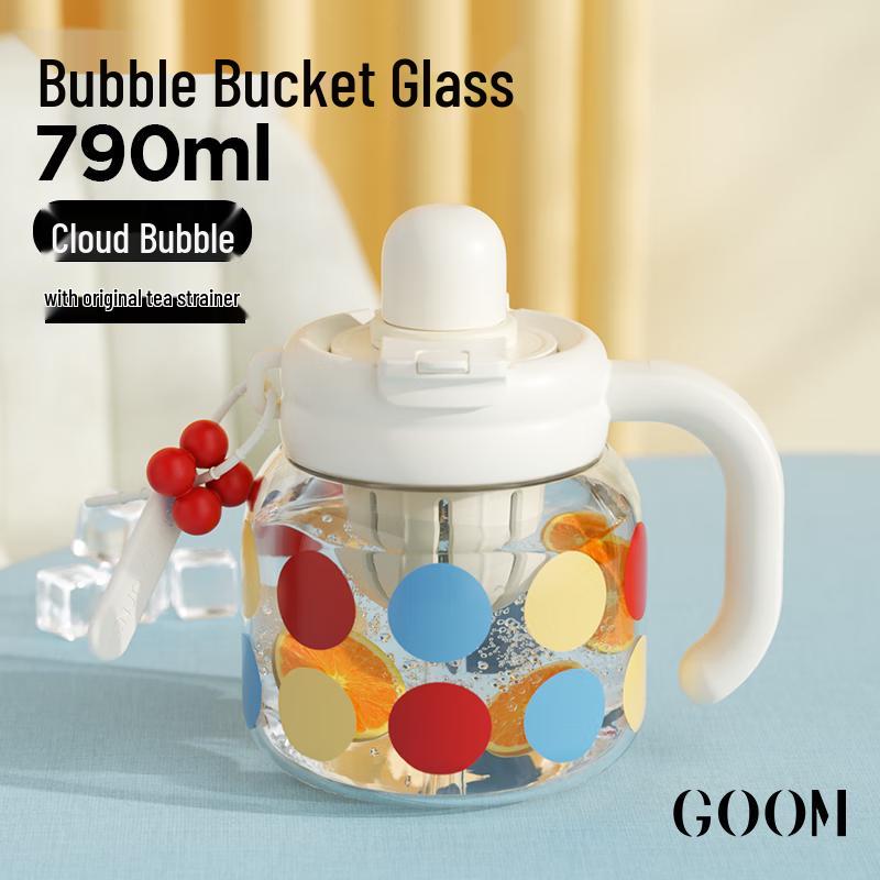 GOOM Cloud Bubble Glass Tea Tumbler