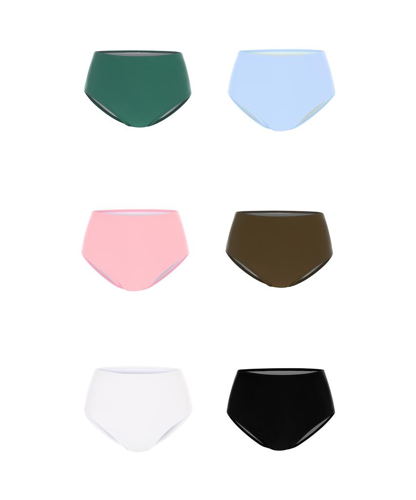 Kkommeutin High-Waisted Bikini Bottoms 6 Colors