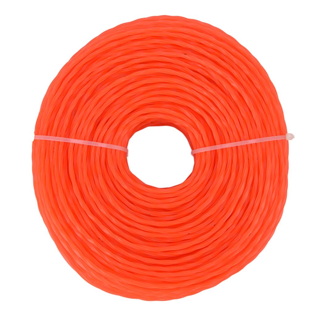 Nylonowa linka do trymera 3,0 mm 85 m Skręcana linka do trymera do domu ogrodu Wytrzymałe ostrza do kosiarki