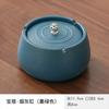 Creative Black Pottery Ceramic Ashtray Fly Ash-proof Home Living Room with Lid Ashtray Chinese Luxury Home Decoration Ashtray