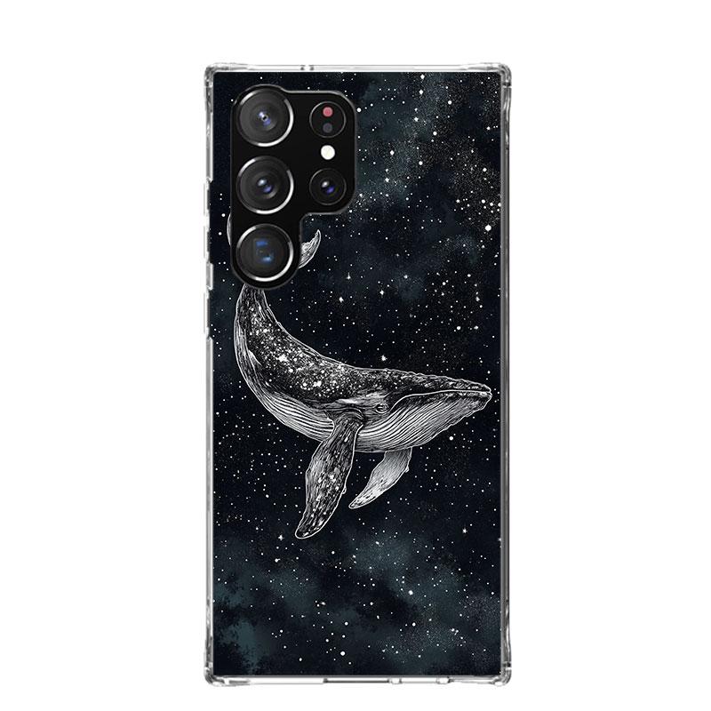 Humpback Whale Sea Giant Phone Case For Samsung Galaxy S26 S25 Edge S24 S23 FE S22 Ultra S21 Plus S20 + Fundas Cover Coque Galax