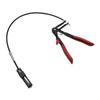 Flexible Hose Clamp Pliers 65 Manganese Steel Long Reaches Spring Loaded Hoses Pliers for Fuel Oil