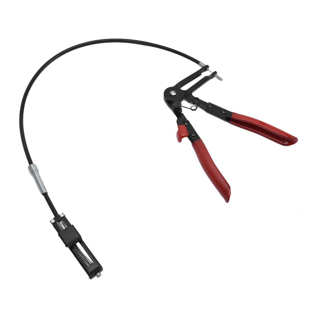 Flexible Hose Clamp Pliers 65 Manganese Steel Long Reaches Spring Loaded Hoses Pliers for Fuel Oil