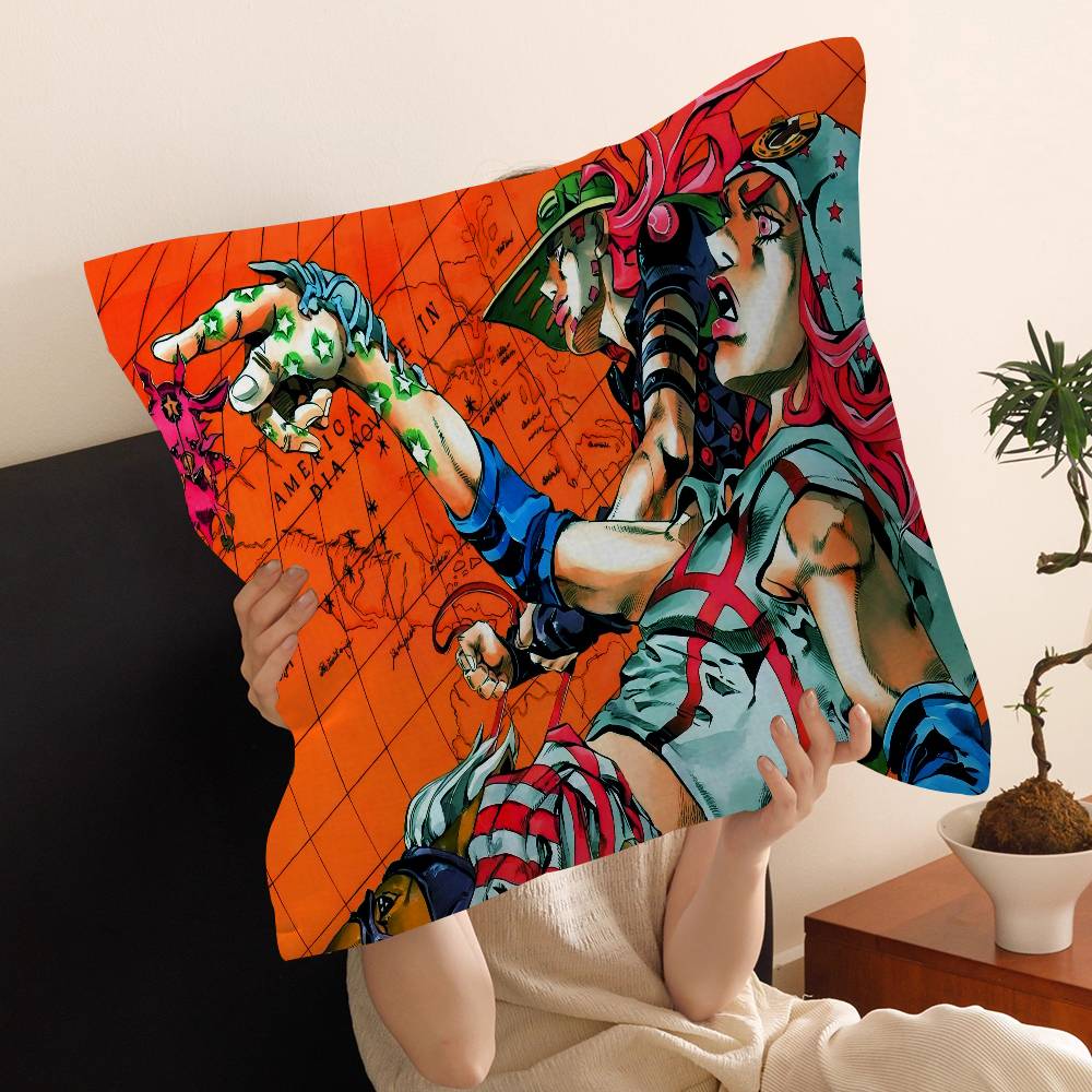 Jojo B-bizarre A-adventure Pillow Cover Design cushion Cover decor Holiday Decorati