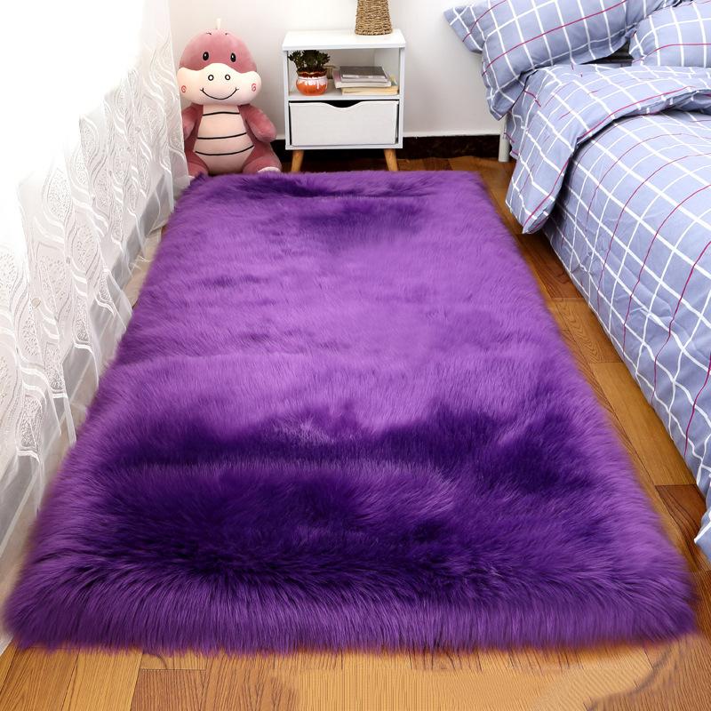 Faux Fur Carpet for Living Room Soft Imitation Sheepskin Rugs Bedside Floor Cushion Plush Fluffy Artificial Wool Mat Home Decor
